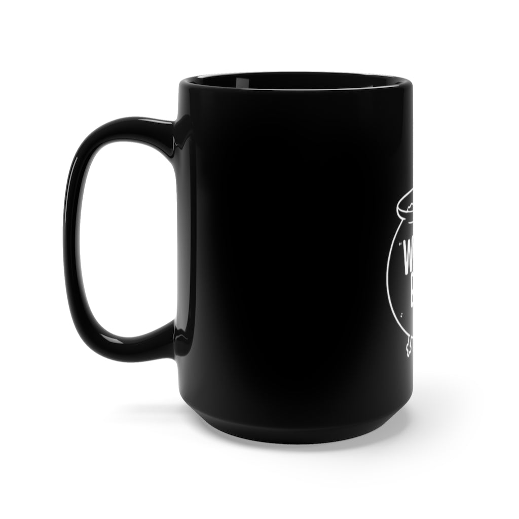 The left side of the mug, featuring a "C" shaped handle.