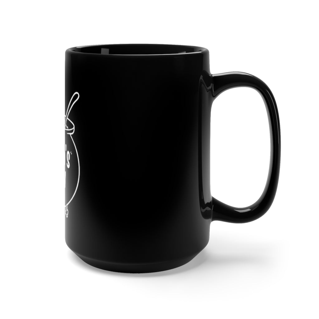 The right side of the mug, featuring a "C" shaped handle.